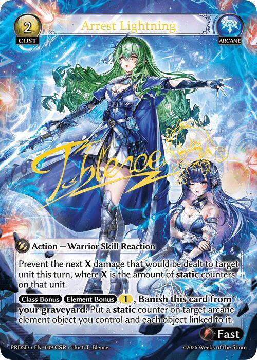 Arrest Lightning (CSR), .asphodel/paradise Starter Decks 049