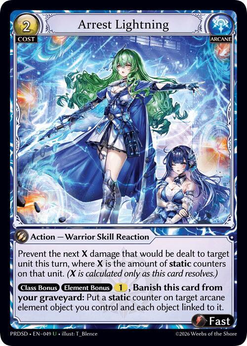 Arrest Lightning, .asphodel/paradise Starter Decks 049
