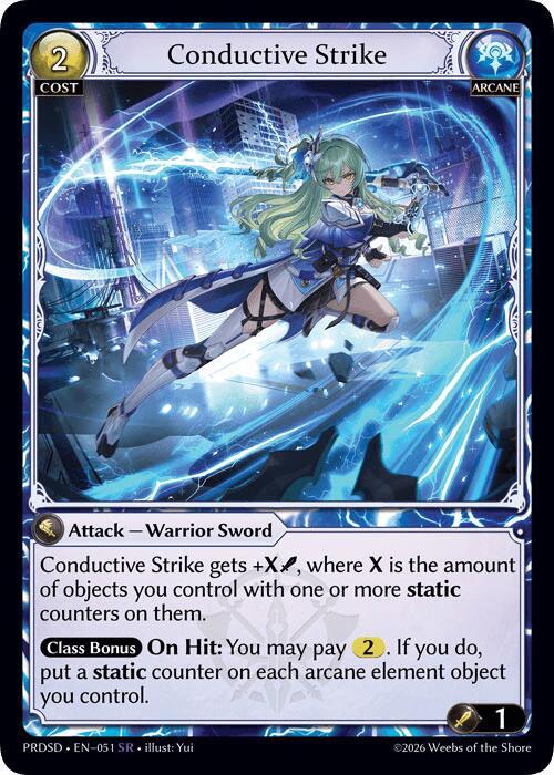 Conductive Strike, .asphodel/paradise Starter Decks 051