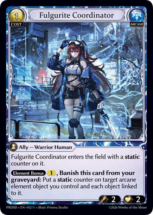 Fulgurite Coordinator, .asphodel/paradise Starter Decks 052
