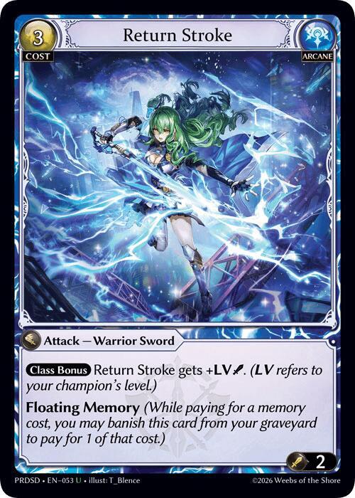 Return Stroke, .asphodel/paradise Starter Decks 053
