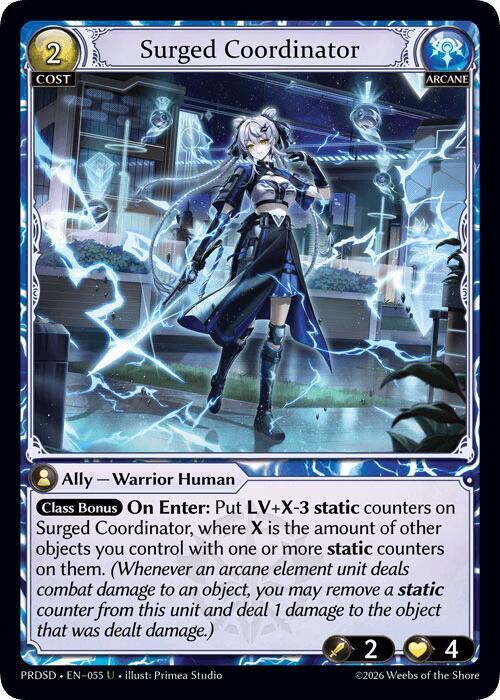 Surged Coordinator, .asphodel/paradise Starter Decks 055