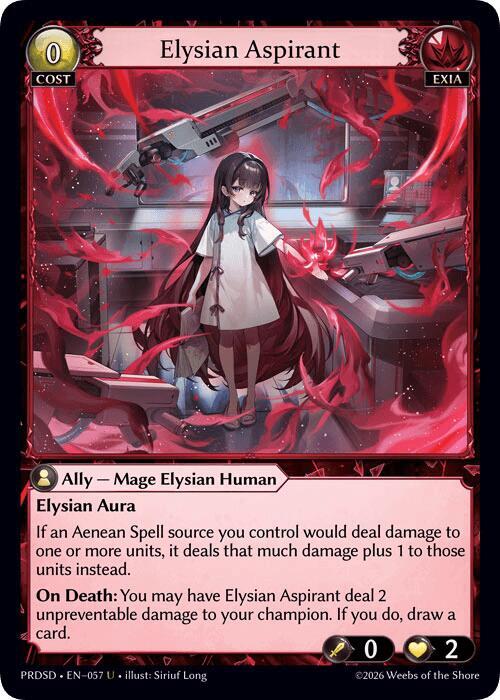 Elysian Aspirant, .asphodel/paradise Starter Decks 057