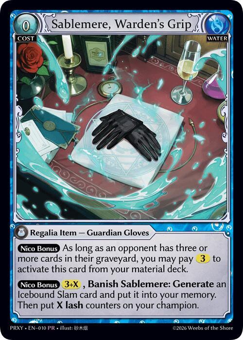 Sablemere, Warden's Grip, Proxia's Vault 010