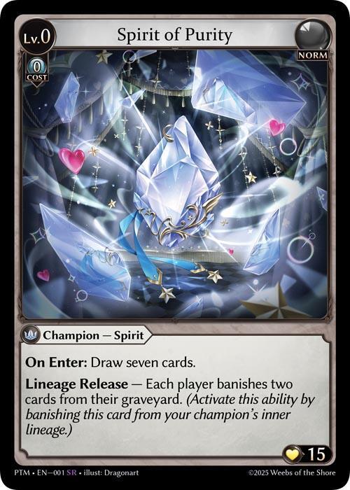 Spirit of Purity, Phantom Monarchs 001