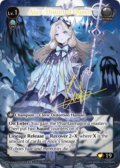 Alice, Distorted Queen (CSR), Phantom Monarchs 002