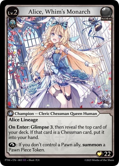 Alice, Whim's Monarch, Phantom Monarchs 003