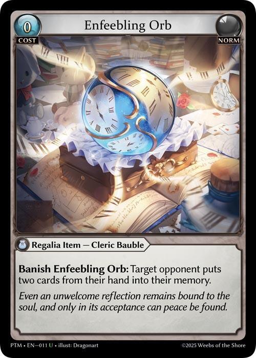 Enfeebling Orb (Curio Foil), Phantom Monarchs 011