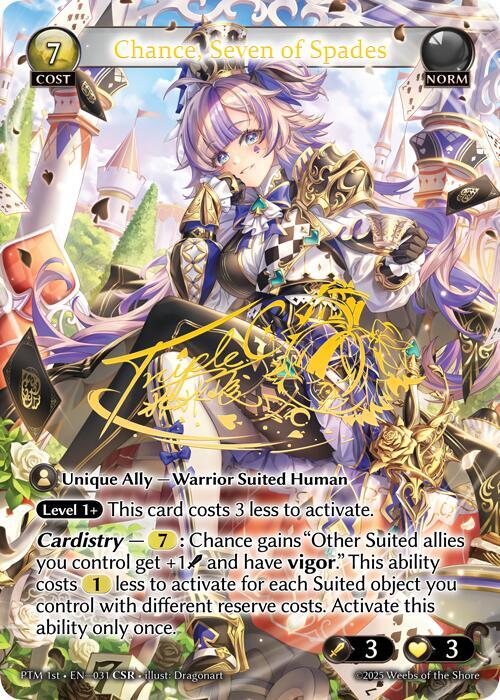 Chance, Seven of Spades (CSR), Phantom Monarchs 031