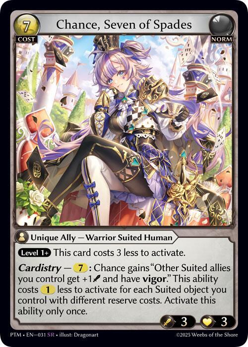 Chance, Seven of Spades, Phantom Monarchs 031