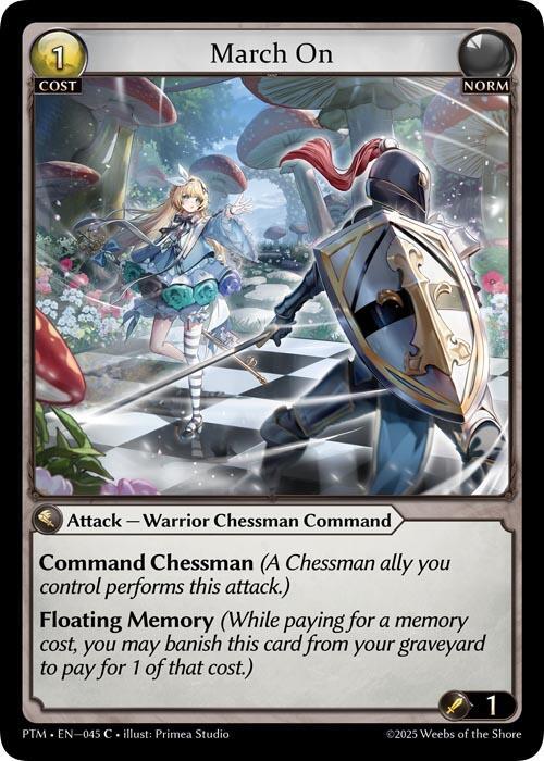 March On (Curio Foil), Phantom Monarchs 045