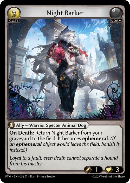 Night Barker, Phantom Monarchs 052