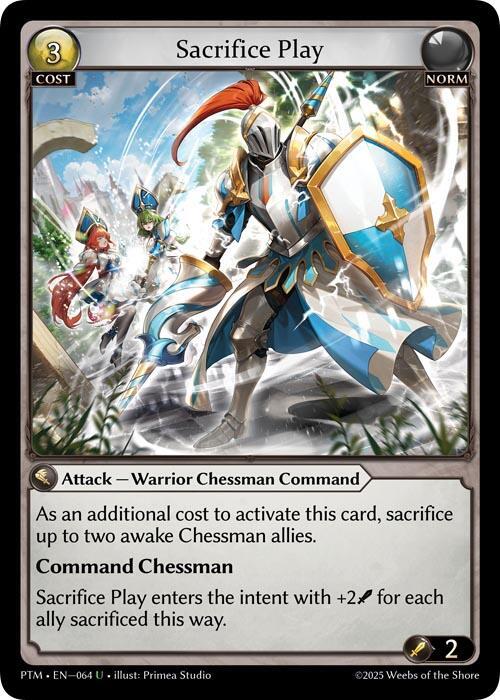 Sacrifice Play (Curio Foil), Phantom Monarchs 064