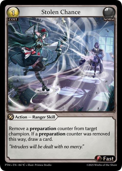 Stolen Chance (Curio Foil), Phantom Monarchs 067