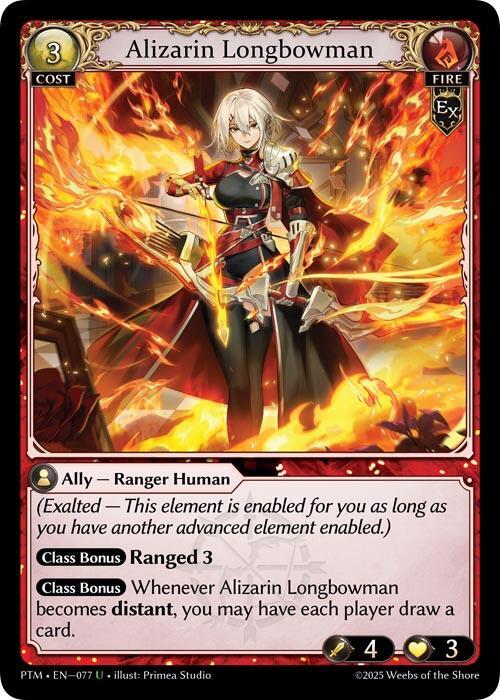 Alizarin Longbowman (Curio Foil), Phantom Monarchs 077