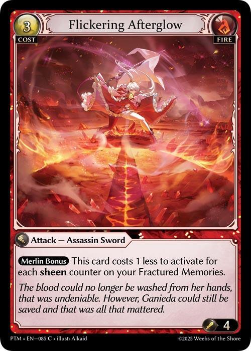 Flickering Afterglow (Curio Foil), Phantom Monarchs 085