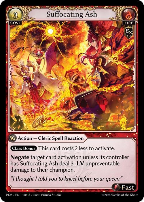 Suffocating Ash (Curio Foil), Phantom Monarchs 100