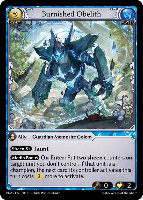 Burnished Obelith, Phantom Monarchs 105