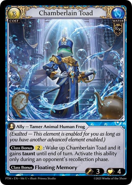 Chamberlain Toad (Curio Foil), Phantom Monarchs 106
