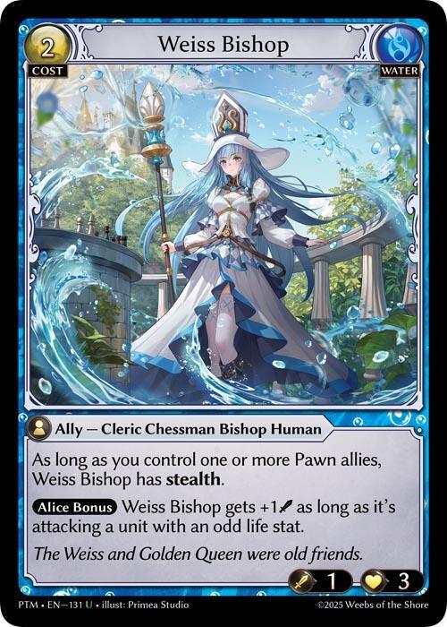 Weiss Bishop (Curio Foil), Phantom Monarchs 131