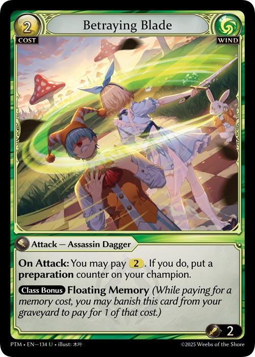 Betraying Blade (Curio Foil), Phantom Monarchs 134