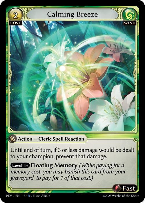 Calming Breeze, Phantom Monarchs 137