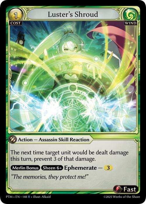 Luster's Shroud, Phantom Monarchs 148