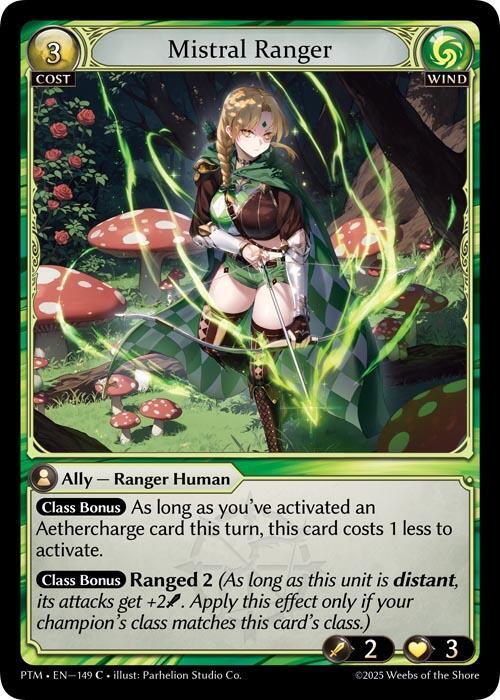 Mistral Ranger (Curio Foil), Phantom Monarchs 149