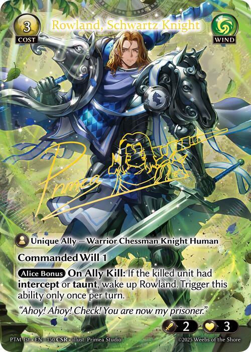 Rowland, Schwartz Knight (CSR), Phantom Monarchs 150