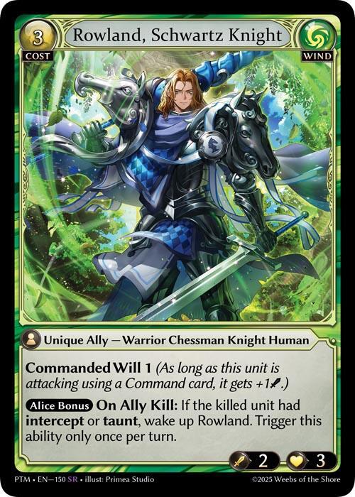 Rowland, Schwartz Knight, Phantom Monarchs 150