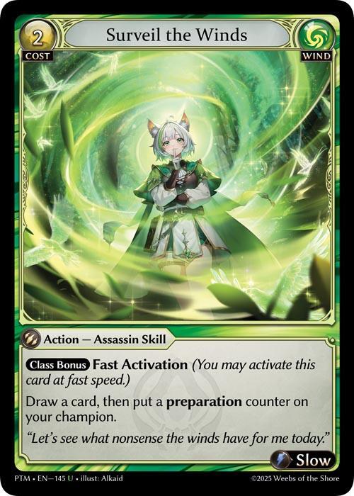 Surveil the Winds (Curio Foil), Phantom Monarchs 153
