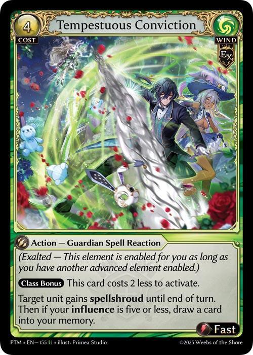 Tempestuous Conviction (Curio Foil), Phantom Monarchs 155