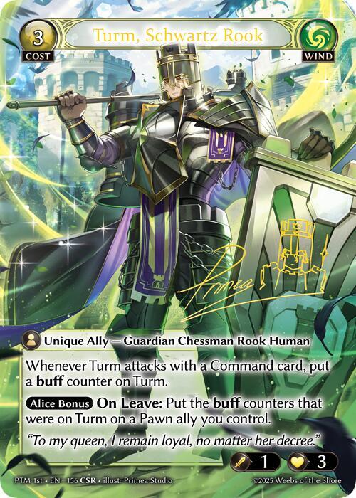 Turm, Schwartz Rook (CSR), Phantom Monarchs 156