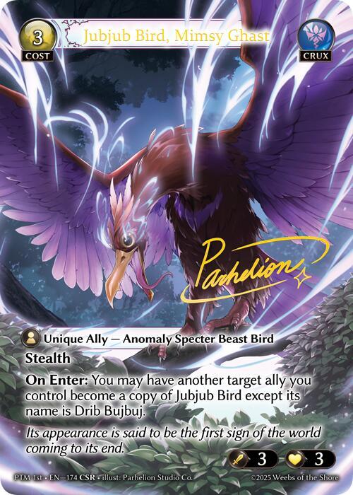 Jubjub Bird, Mimsy Ghast (CSR), Phantom Monarchs 174