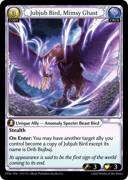 Jubjub Bird, Mimsy Ghast, Phantom Monarchs 174