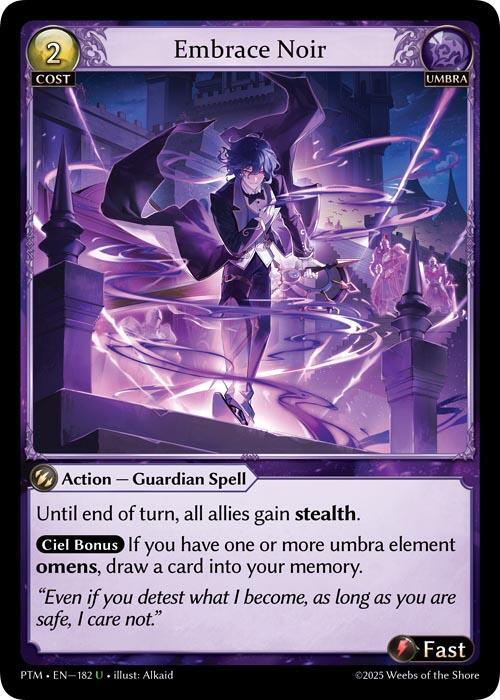 Embrace Noir (Curio Foil), Phantom Monarchs 182