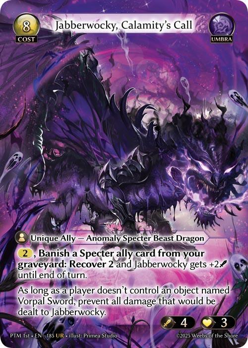 Jabberwocky, Calamity's Call, Phantom Monarchs 185