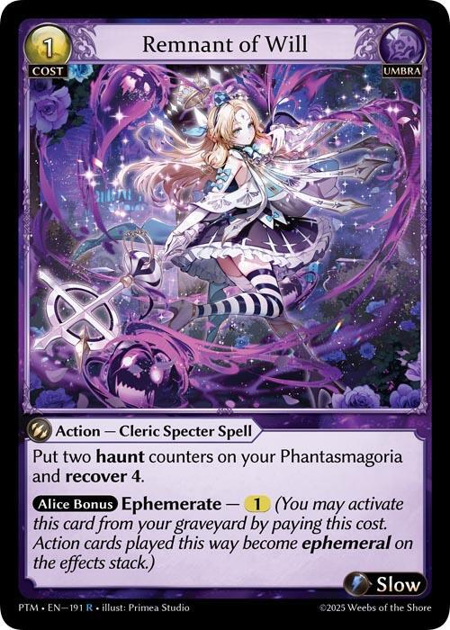 Remnant of Will, Phantom Monarchs 191
