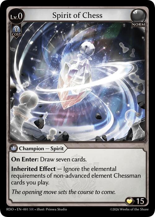 Spirit of Chess, Radiant Origins 001