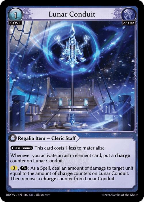 Lunar Conduit, Radiant Origins 009