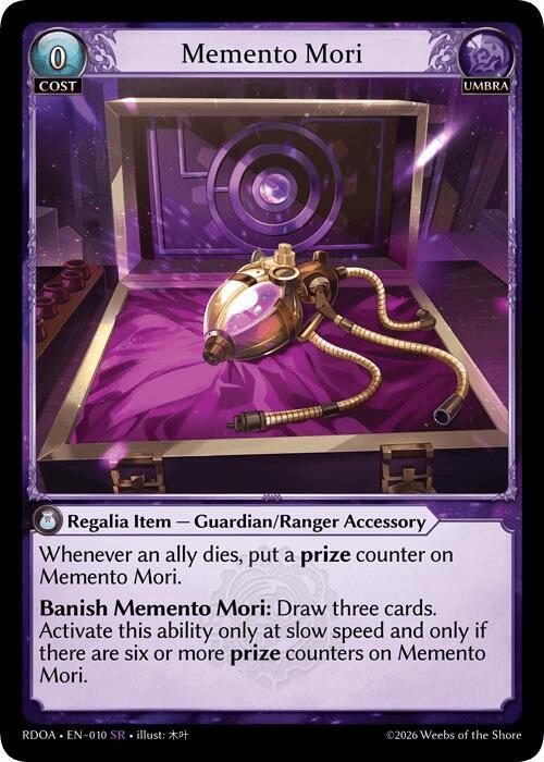 Memento Mori, Radiant Origins 010
