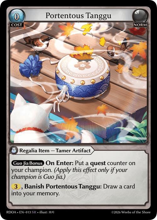 Portentous Tanggu, Radiant Origins 013