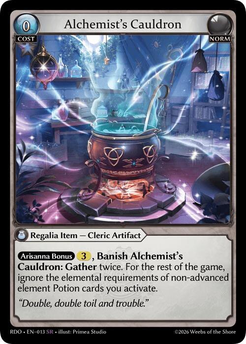 Alchemist's Cauldron, Radiant Origins 013