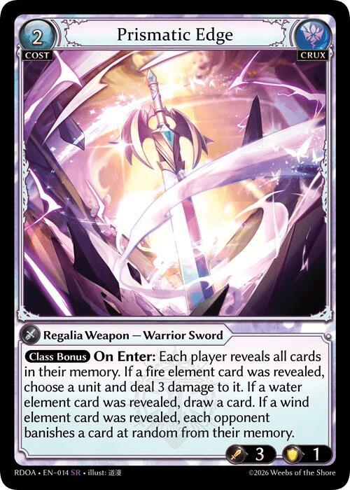 Prismatic Edge, Radiant Origins 014