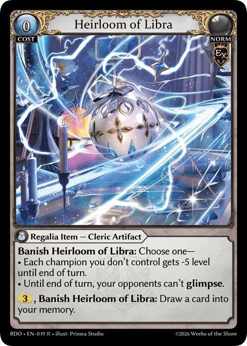 Heirloom of Libra, Radiant Origins 019