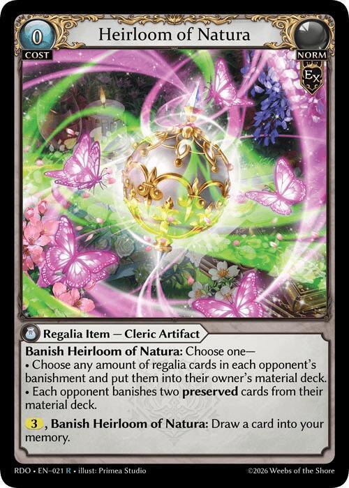 Heirloom of Natura, Radiant Origins 021