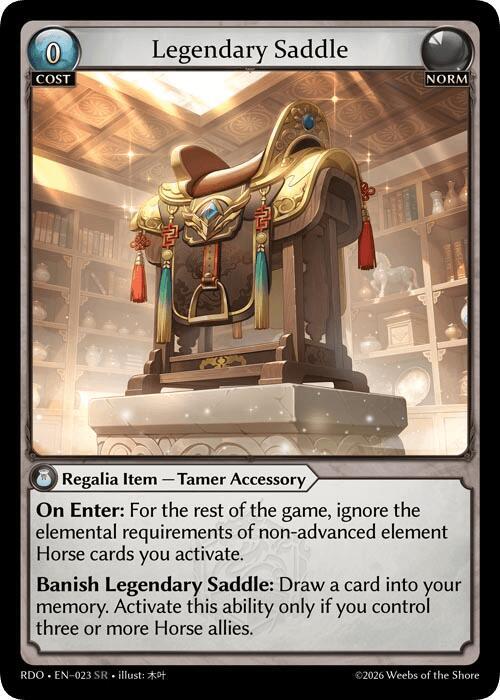 Legendary Saddle, Radiant Origins 023