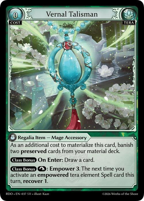 Vernal Talisman, Radiant Origins 037