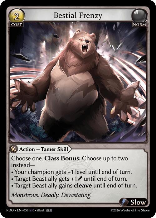 Bestial Frenzy, Radiant Origins 059
