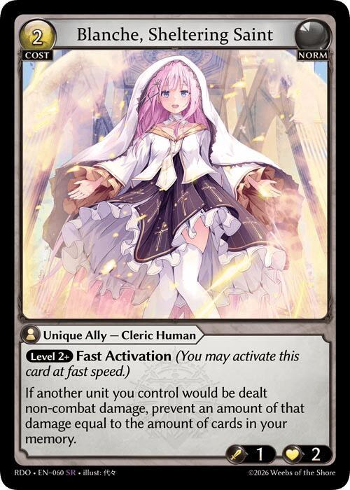 Blanche, Sheltering Saint, Radiant Origins 060